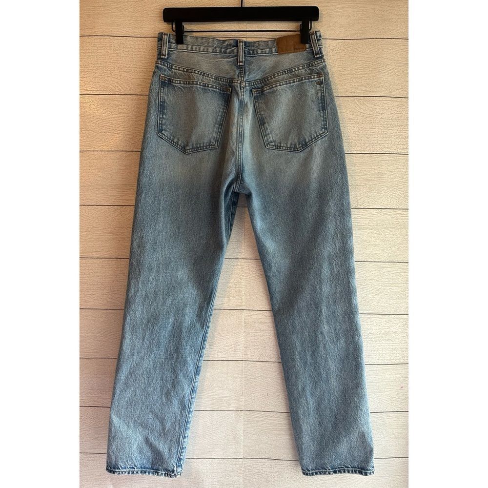 MADEWELL The '90s Straight Jean Mercer Wash Rigid Size 28 - Picture 10 of 16